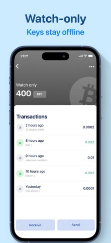 BlueWallet — Биткоин кошелек для iOS — скриншот 2