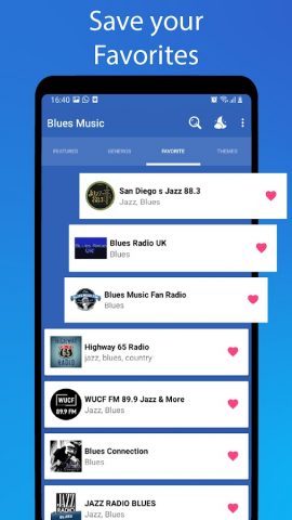 Blues Music для Android — скриншот 4