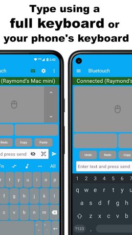 Bluetouch™ Keyboard and Mouse для Android — скриншот 4