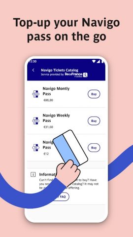 Bonjour RATP для Android — скриншот 3