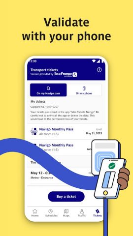 Bonjour RATP для Android — скриншот 4