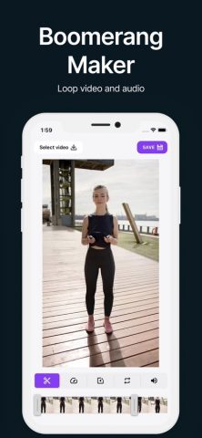 Boomerang Video Loop Maker для iOS — скриншот 1
