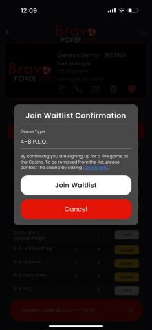 BravoPokerLive для iOS — скриншот 3