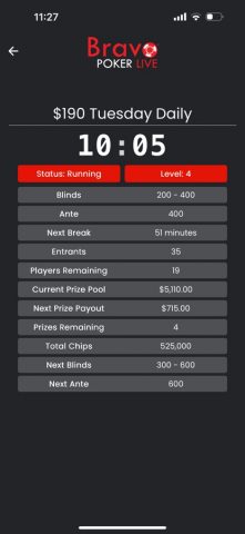 BravoPokerLive для iOS — скриншот 4