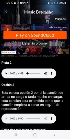 Breakdance Freestyle Music для Android — скриншот 4