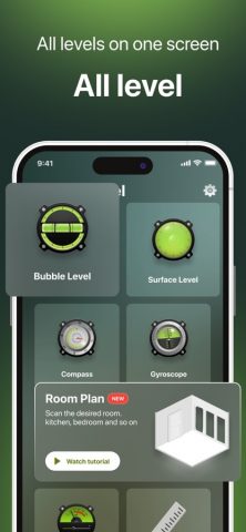 Bubble Level for iPhone для iOS — скриншот 1