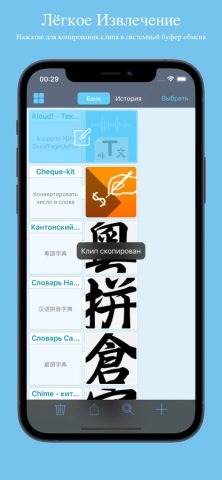 +Буфер Обмена — текст,картинки для iOS — скриншот 2
