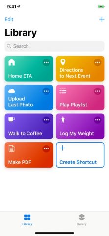 Быстрые команды для iOS — скриншот 1