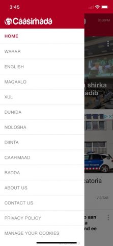 Caasimada Online для iOS — скриншот 2