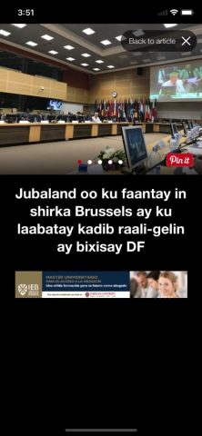 Caasimada Online для iOS — скриншот 4