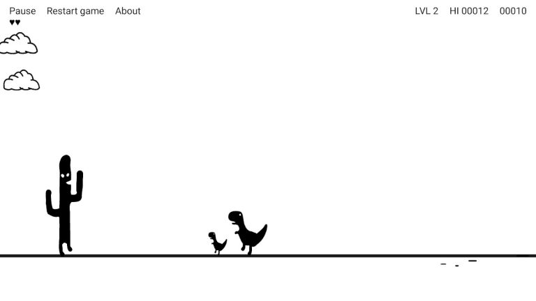 Cactus Run Classic — Dino Game для Android — скриншот 5