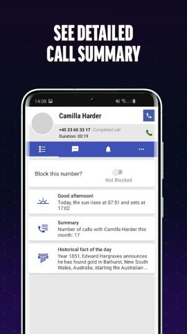 Call Blocker — Block Numbers для Android — скриншот 3