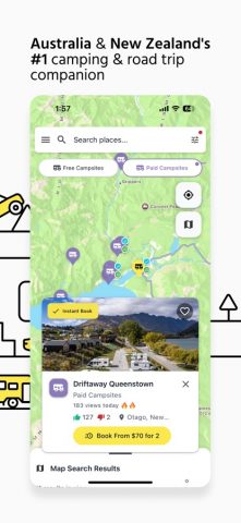CamperMate Australia & NZ для iOS — скриншот 1