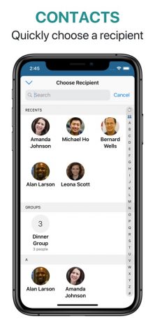 Carrier Messaging для iOS — скриншот 4