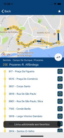 Carris для iOS — скриншот 4