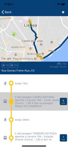 Carris для iOS — скриншот 5