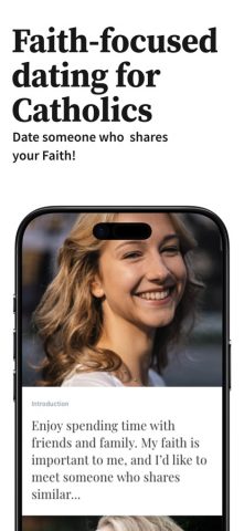 CatholicMatch Dating App для iOS — скриншот 3