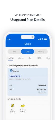 Celcom Life для iOS — скриншот 2