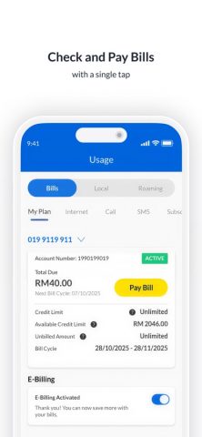 Celcom Life для iOS — скриншот 4