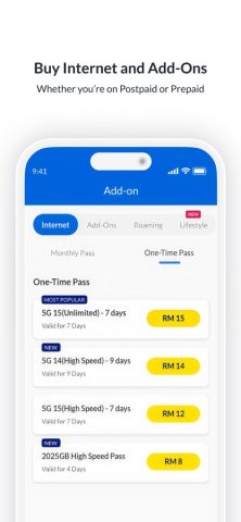 Celcom Life для iOS — скриншот 5