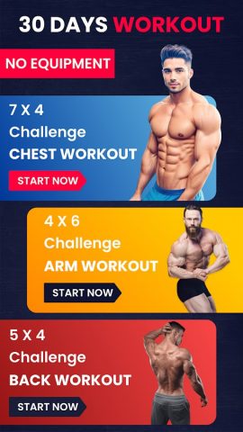 Chest Workout at Home для Android — скриншот 3