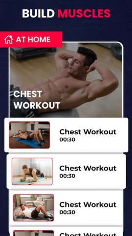 Chest Workout at Home для Android — скриншот 4