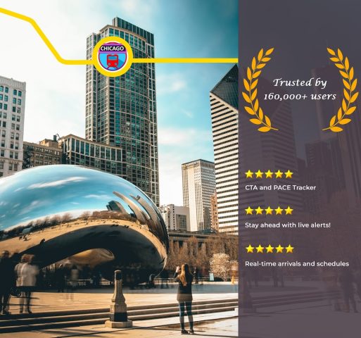 Chicago CTA Train Bus Tracker для Android — скриншот 1