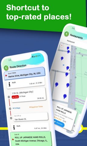 Chicago CTA Train Bus Tracker для Android — скриншот 3