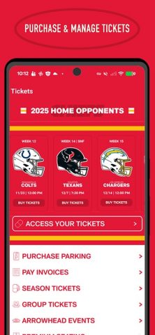Chiefs Mobile для Android — скриншот 3