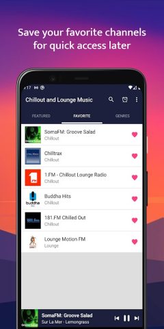 Chillout & Lounge Music для Android — скриншот 3