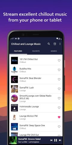 Chillout & Lounge Music для Android — скриншот 5