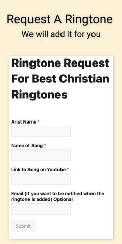Christian Music Ringtones для Android — скриншот 5
