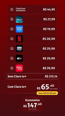 Claro tv+ для Android — скриншот 2