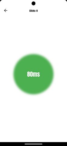 Click Speed Test для Android — скриншот 3