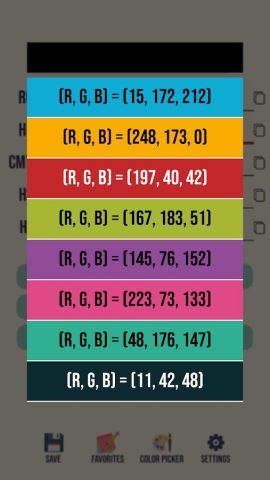 Color Converter для Android — скриншот 5