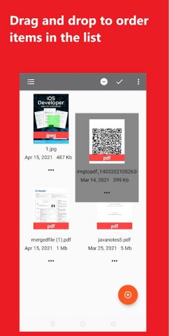 Combine PDF files — Merge PDF для Android — скриншот 3