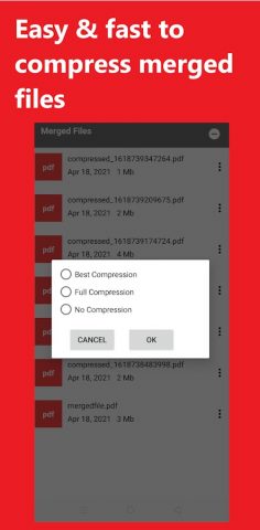 Combine PDF files — Merge PDF для Android — скриншот 5