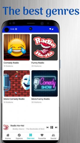 Comedy Radio — Funny Radio для Android — скриншот 4