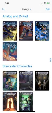 Comic Book Viewer для iOS — скриншот 1