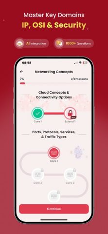 CompTIA Network+ Exam Training для iOS — скриншот 2
