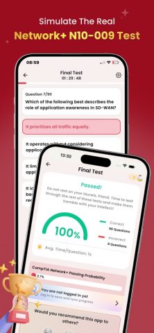 CompTIA Network+ Exam Training для iOS — скриншот 3