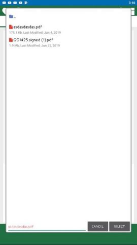 Convert PDF to XLSX для Android — скриншот 3