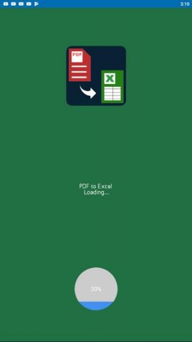 Convert PDF to XLSX для Android — скриншот 5