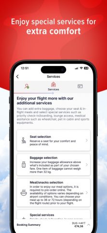Corendon Airlines Book Flight для iOS — скриншот 5