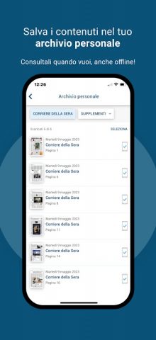 Corriere della Sera — Edicola для Android — скриншот 4