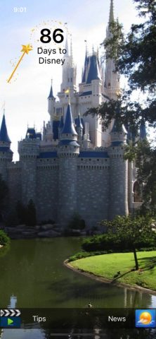 Countdown for Disney для iOS — скриншот 1