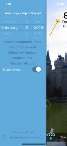 Countdown for Disney для iOS — скриншот 2