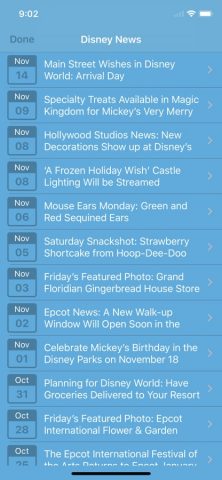 Countdown for Disney для iOS — скриншот 4