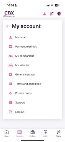 Cross Border Xpress для iOS — скриншот 1