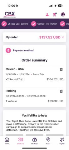 Cross Border Xpress для iOS — скриншот 3
